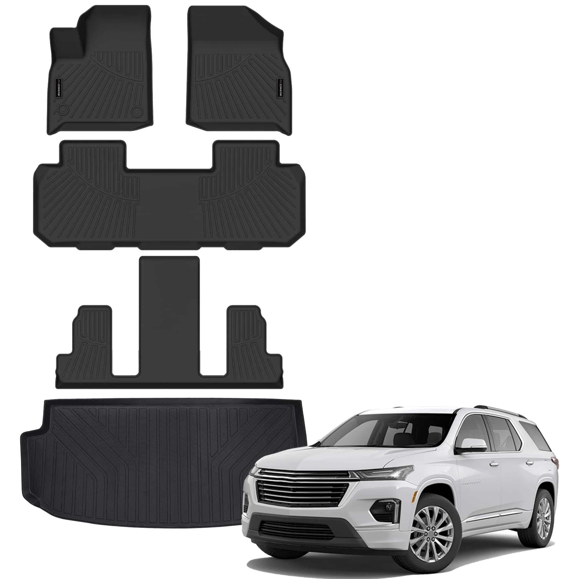 Tapete para Piso y Tapete para Carga AUXKO para Chevrolet