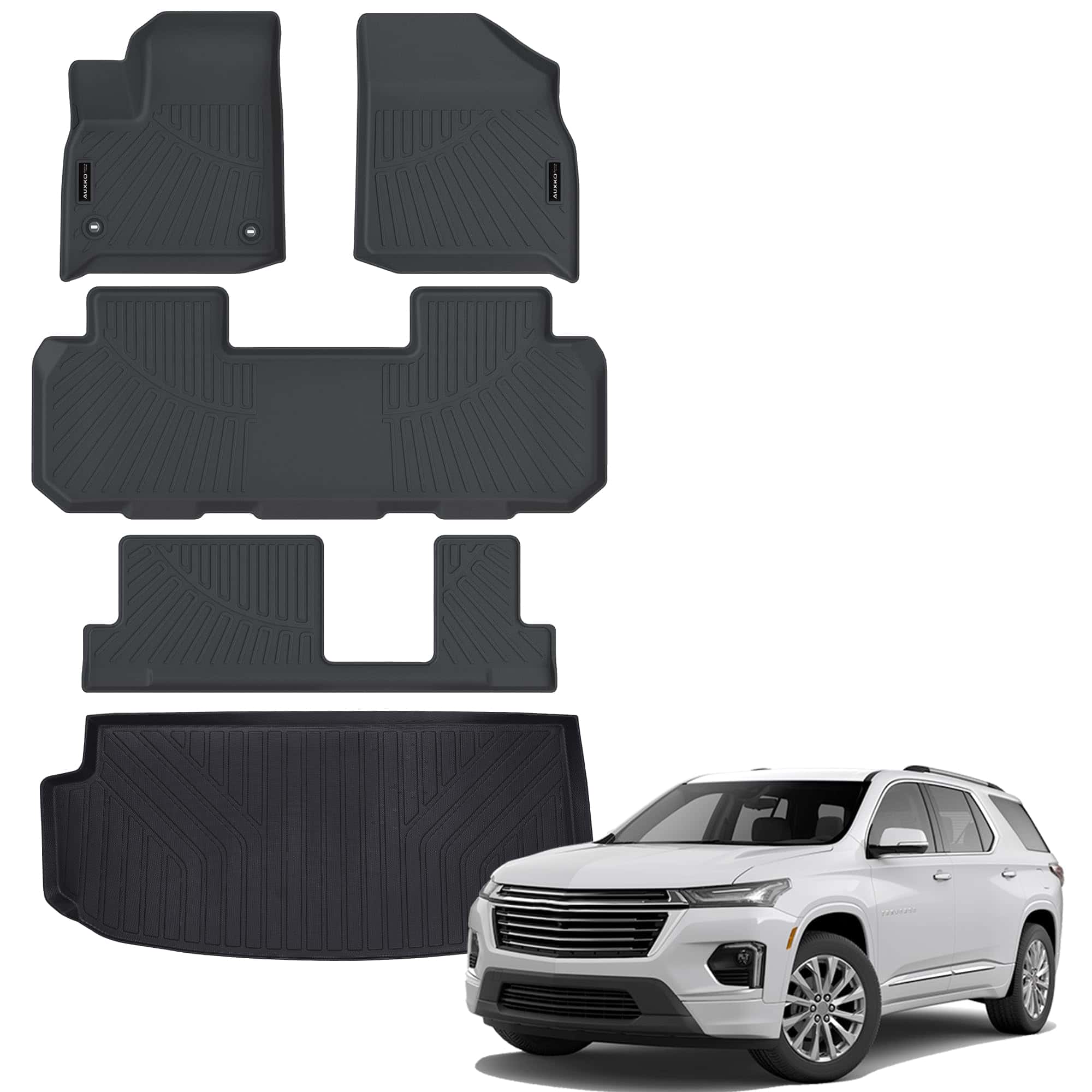 Tapete de piso y tapete de carga para Chevrolet Traverse 8