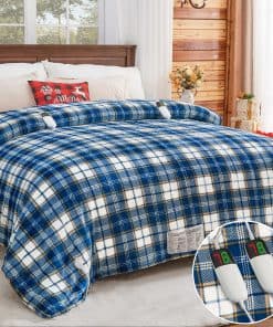 Manta Eléctrica Calentada, Tamaño Queen 84X90 Manta