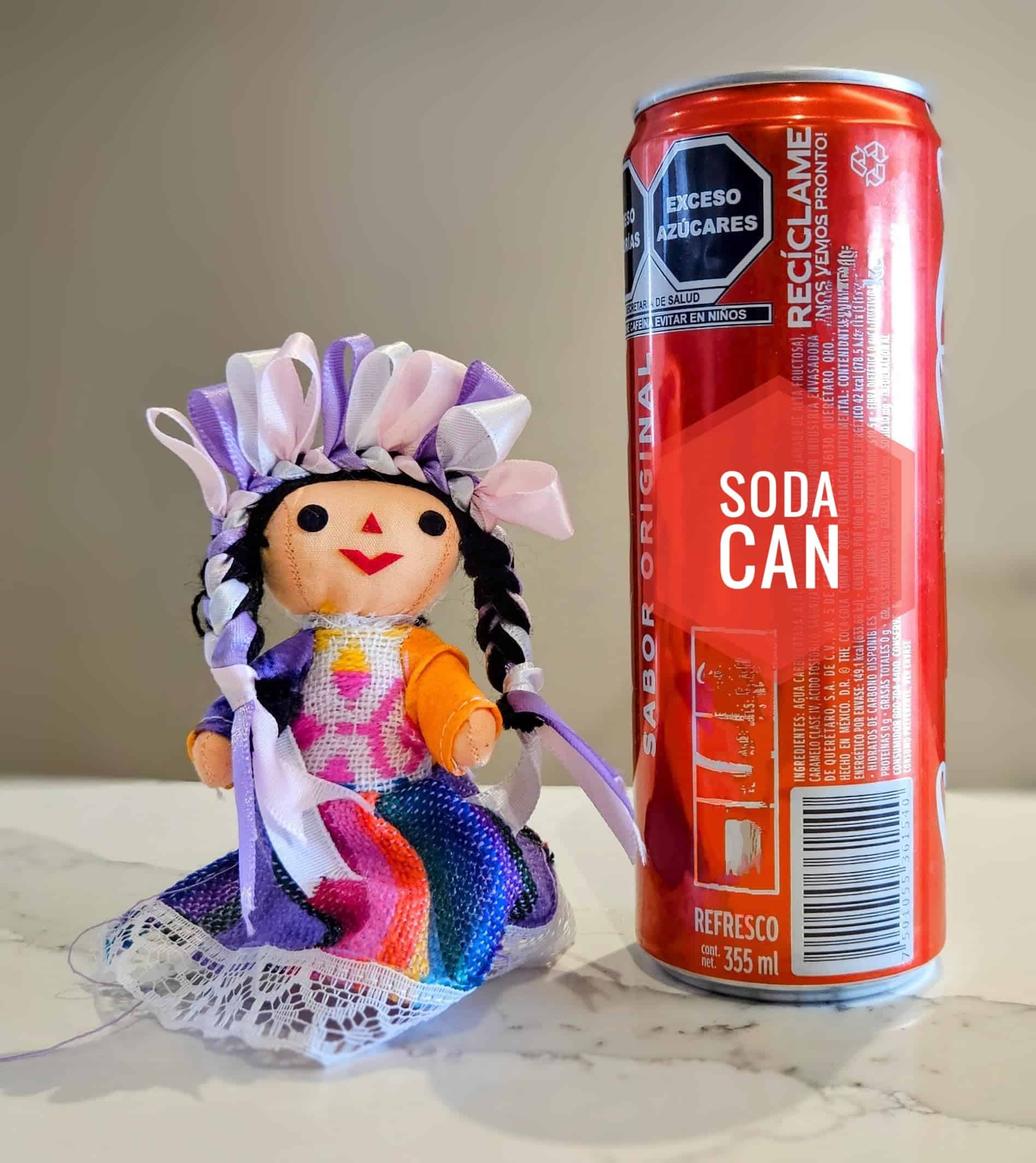 Paquete de 6 lindas muñecas de trapo mexicanas hechas a - Imagen 5