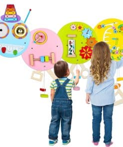 Tablero de Actividades Oruga, Panel de Pared Educativo para