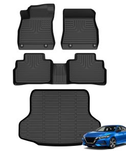 Juego de tapetes y forro para maletero AZYT para Nissan