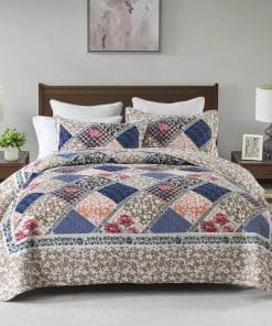 Colcha de Cama Extra Grande KALOOLA 128x120, 100% Algodón