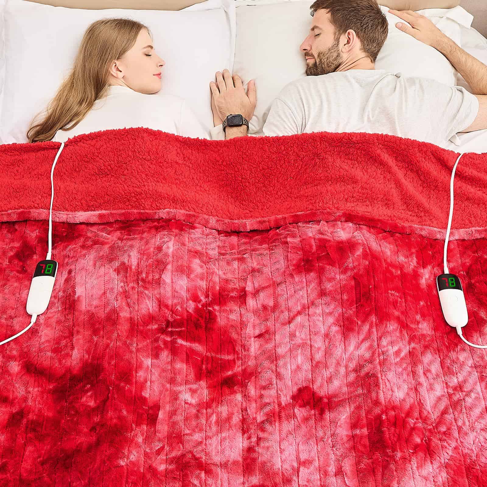 Manta Eléctrica Calentada OCTROT Tamaño -Rose Dust