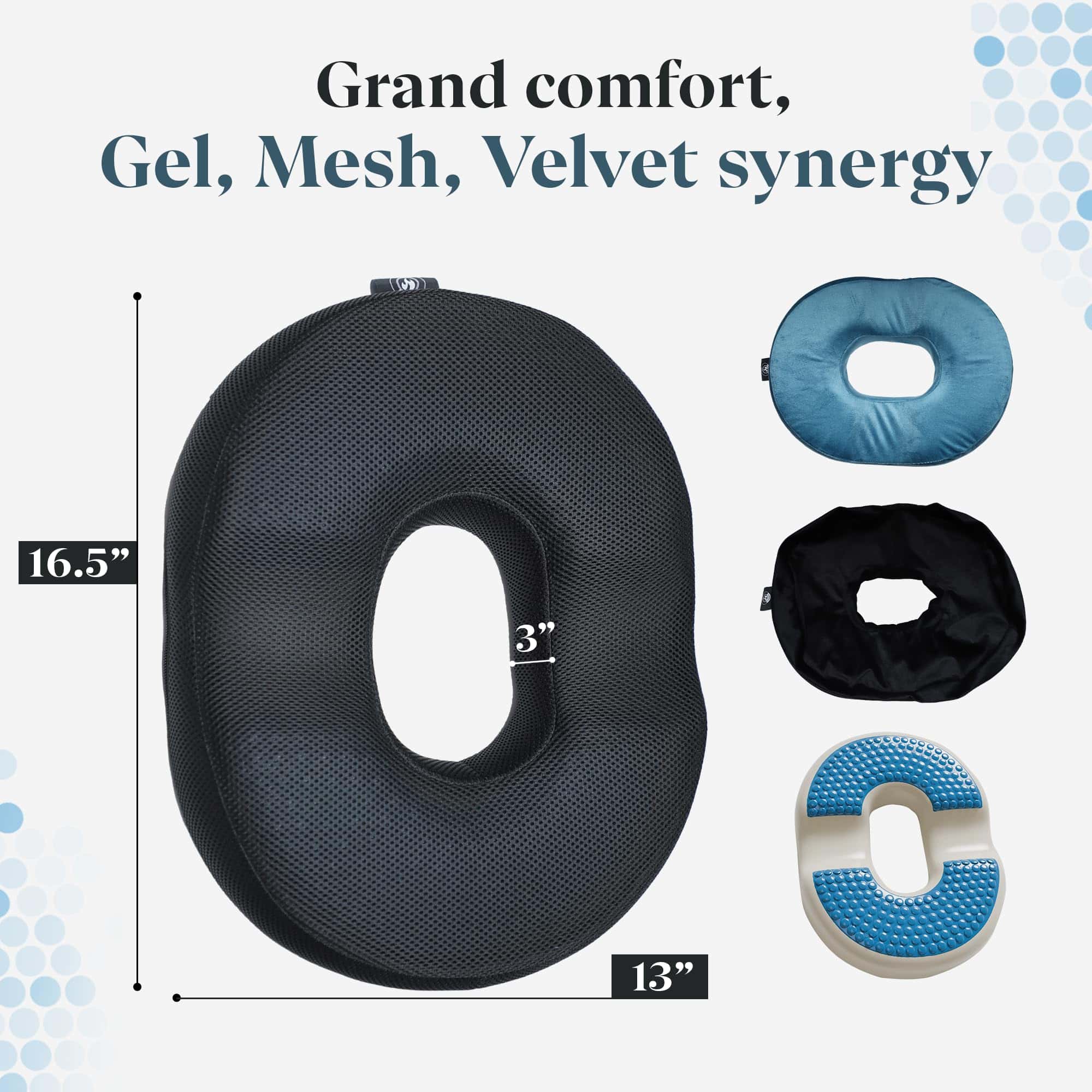 Cojín de Gel para Alfiler de Dona X&C, Cojín de Alivio del - Imagen 5