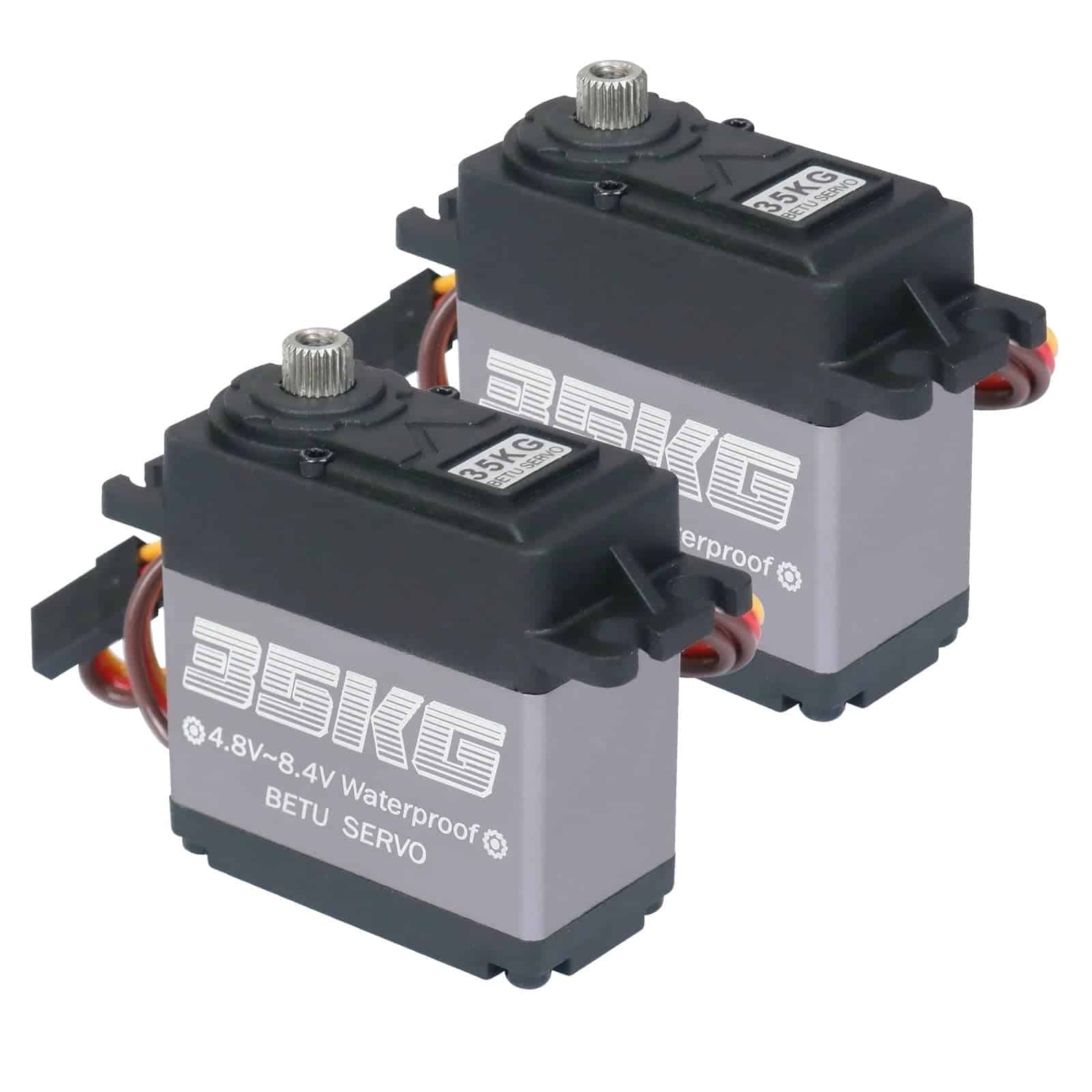 BETU 2Pack 35kg Servo, Servo de Dirección RC con Engranajes