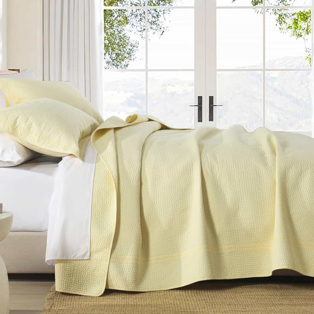 Juego de colchas 100% algodón tamaño King KALOOLA, colchas