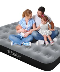 Colchón de Aire Queen Hi Explore con Bomba -Gris