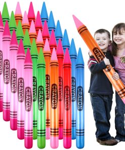 craftshou 30 Pcs 41.34 Inch Inflatable Crayons Tall Large