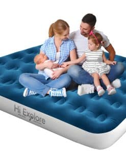 Colchón de Aire Queen Hi Explore con Bomba -Azul