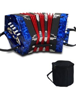 Concertina, acordeón de 20 teclas para -Azul