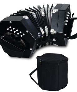 Conciertinas, acordeón de 20 teclas para adultos, acordeón