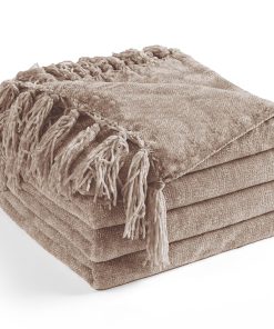 Manta Chenille para Sofá 50"X 60", Suaves y Acogedoras con
