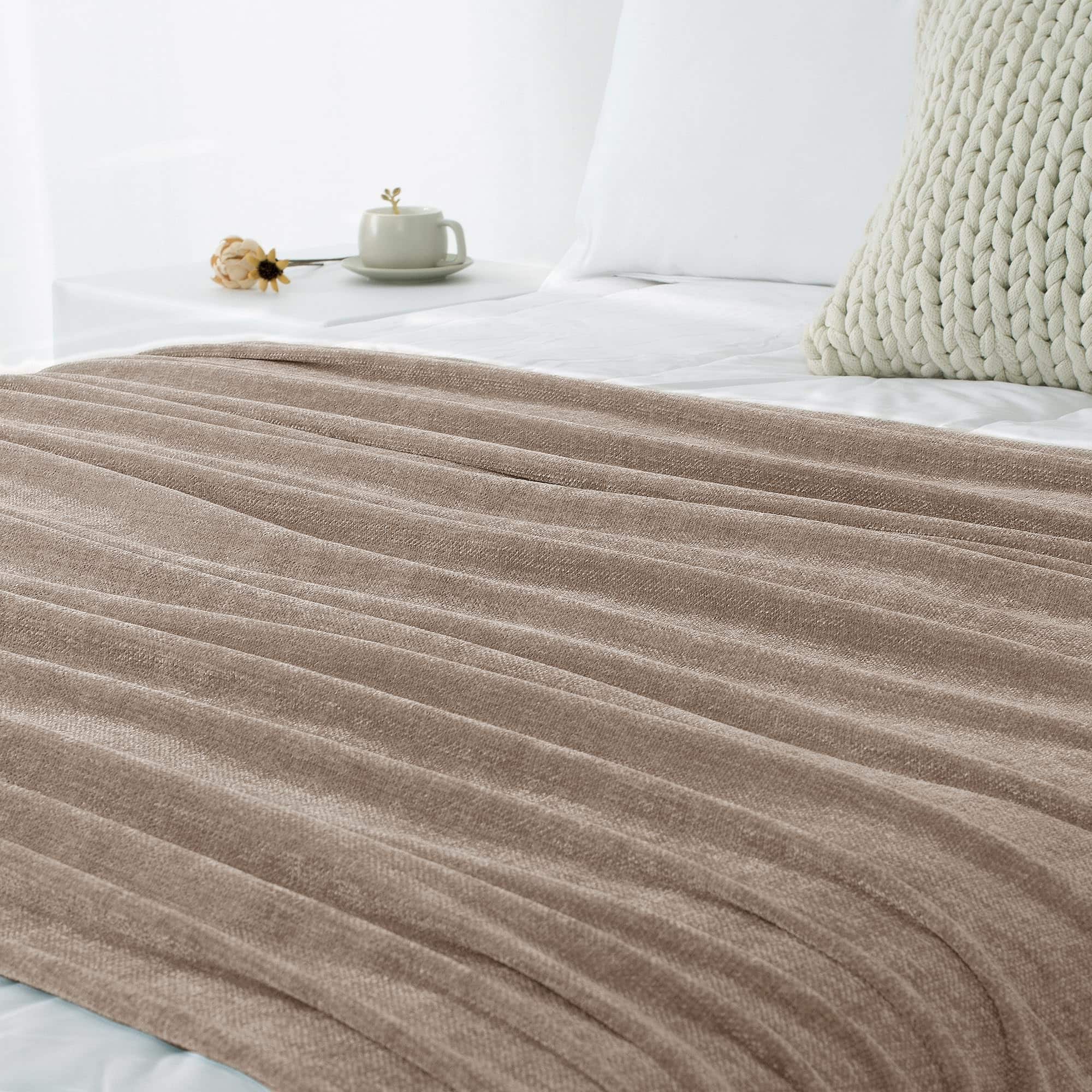 Manta Chenille para Sofá 50"X 60", Suaves y Acogedoras con - Imagen 10