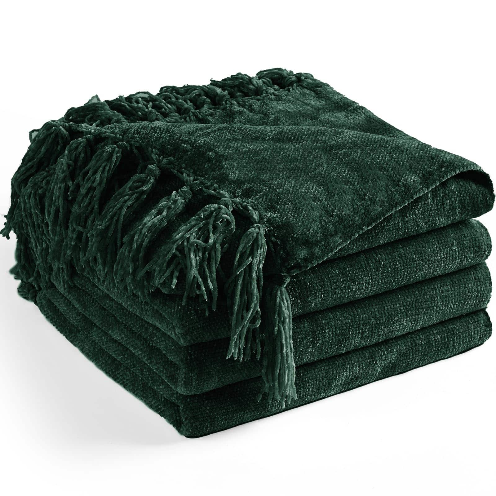 Manta de Chenille para Sofá 50"X 60", Suaves Mantas