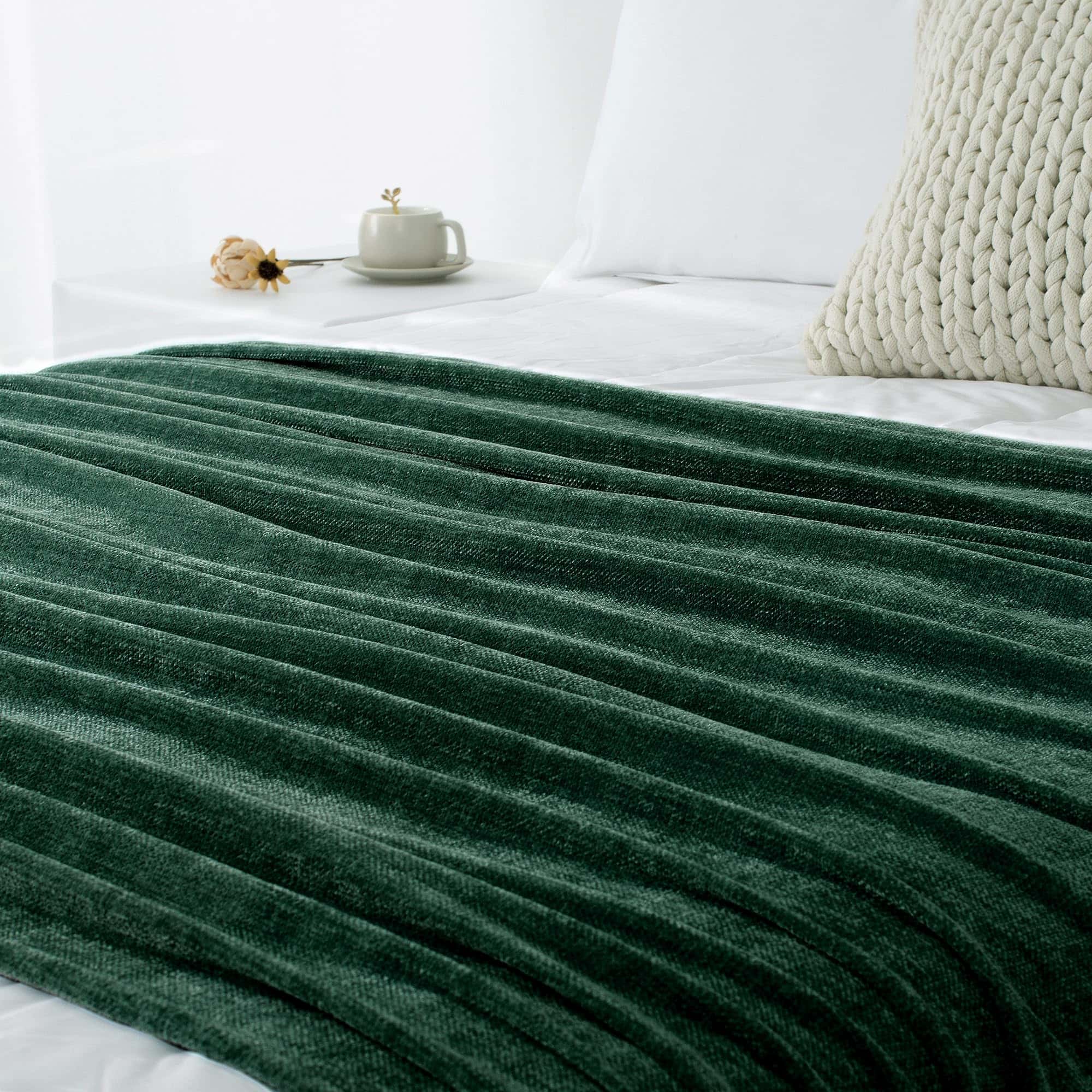 Manta de Chenille para Sofá 50"X 60", Suaves Mantas - Imagen 10