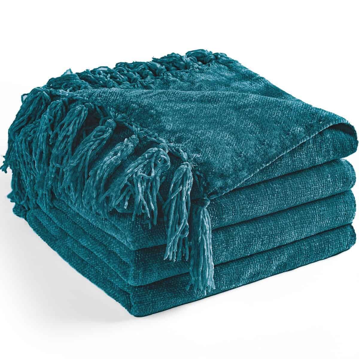 Manta de Chenille Long Create para Sofá 50"x60", Mantas