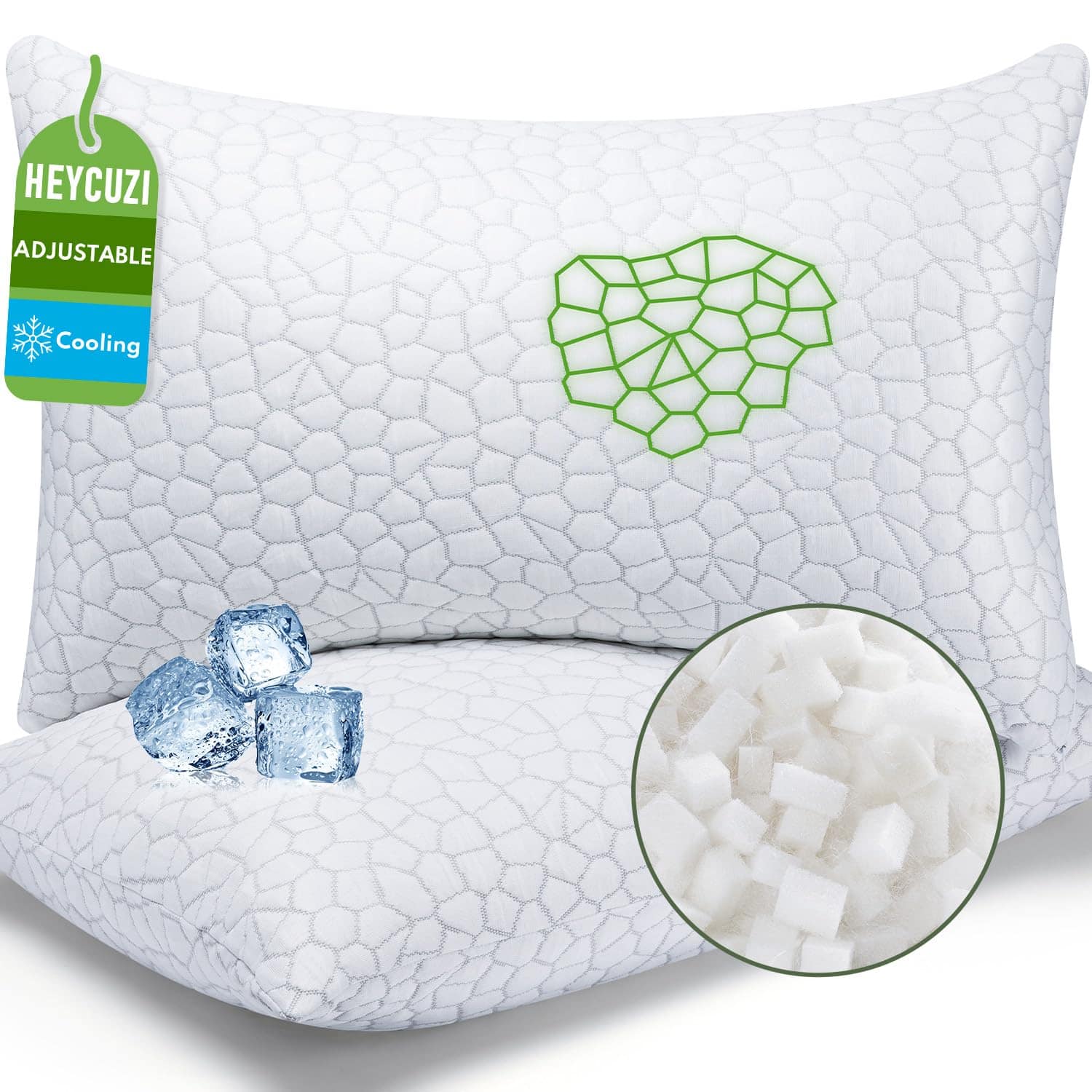 Almohadas de refrigeración HEYCUZI tamaño Queen Set de 2 -