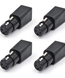 Conector Hembra XLR a RJ45 (Paquete de 4) Adaptador DMX a