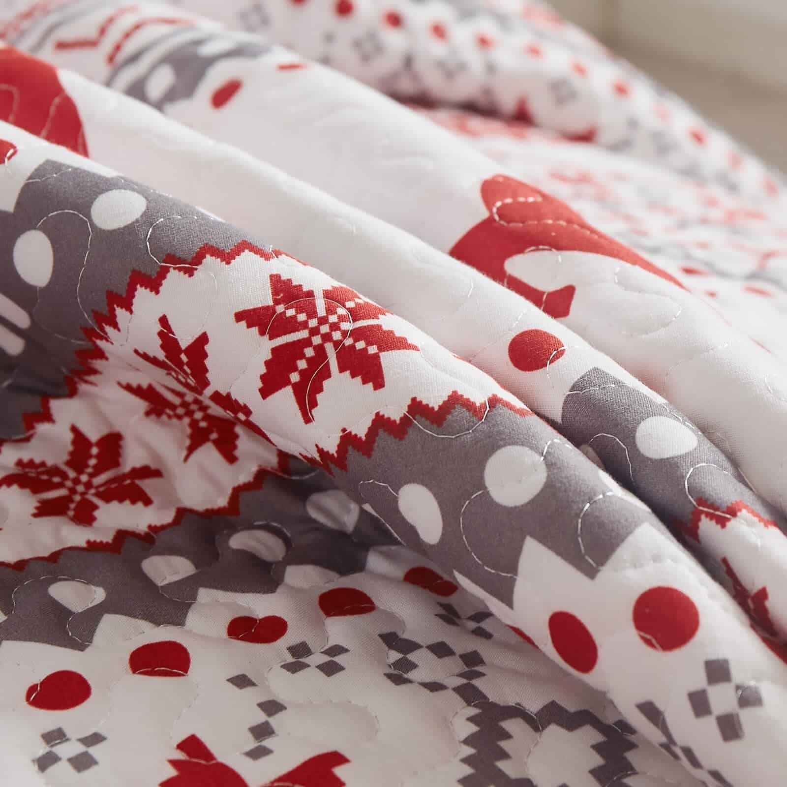 Colcha de Cama Reina con Patrón de Reno Kindred Home - - Imagen 10