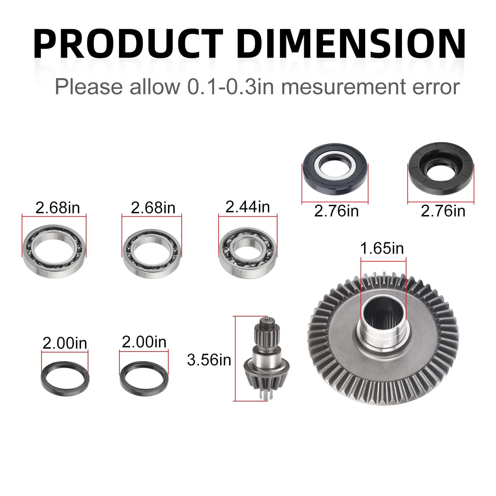 Kit de Rodamiento y Sello de Diferencial Trasero y - Imagen 5