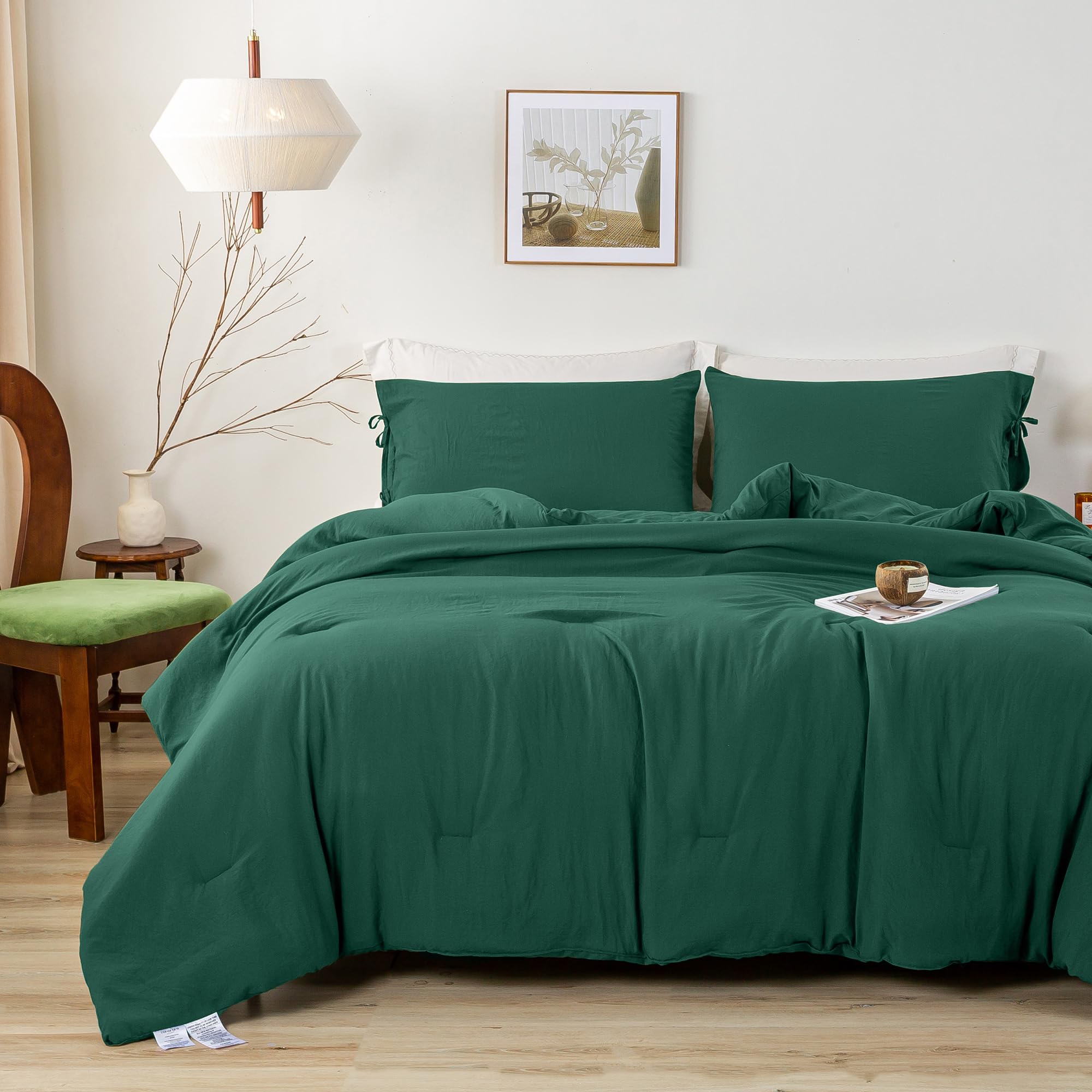 Juego de edredón para cama BOHOPOPM Softness Twin/Twin XL,