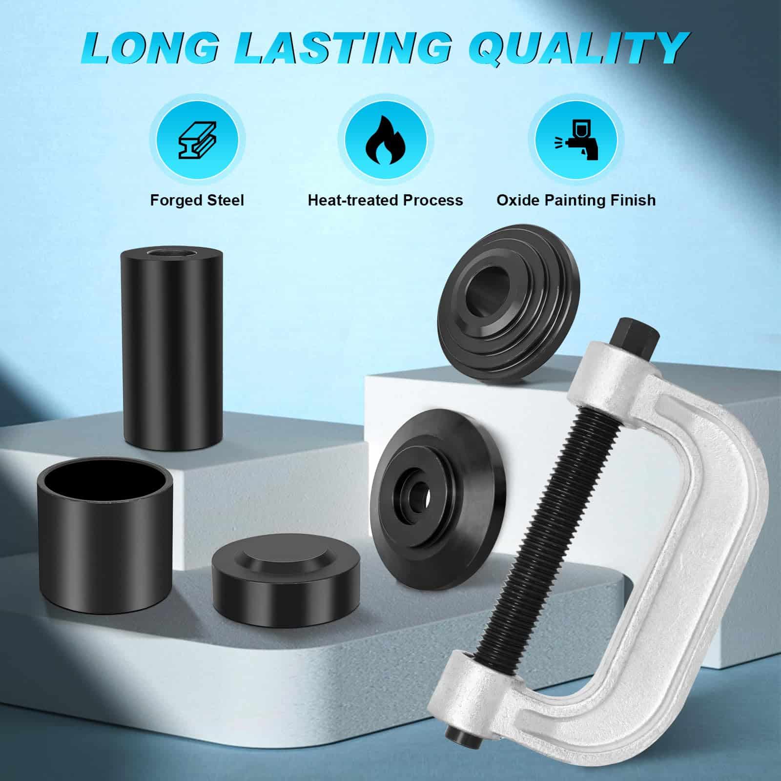 Kit de prensa de junta esférica Nilight con adaptadores - Imagen 5