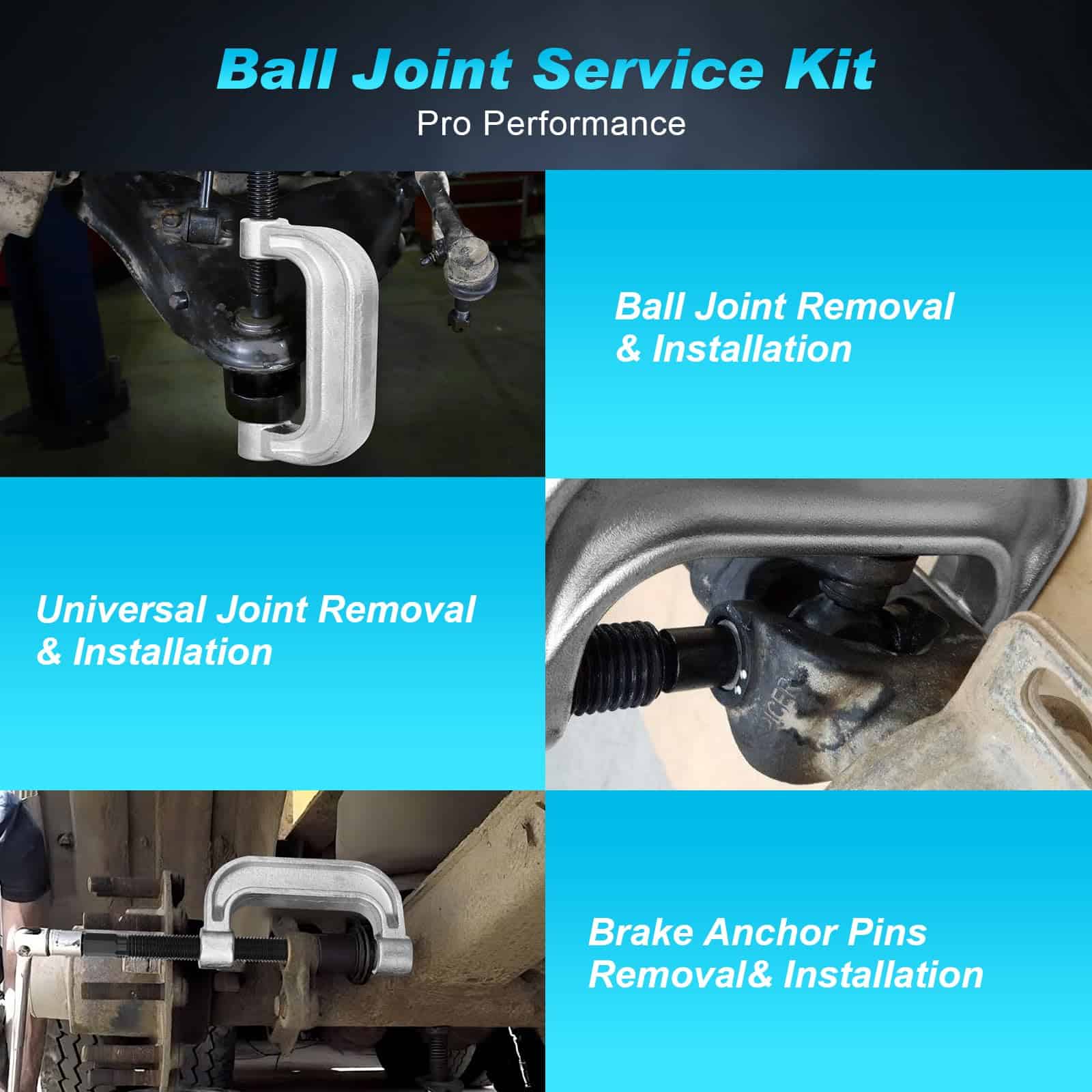 Kit de prensa de junta esférica Nilight con adaptadores - Imagen 3