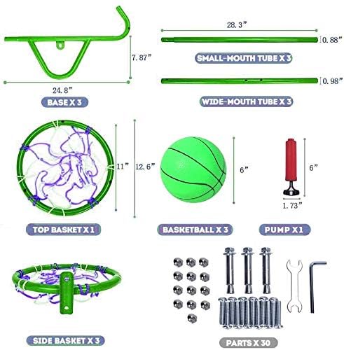 Aro de Baloncesto para Niños Simdesyun con Soporte Portátil - Imagen 4