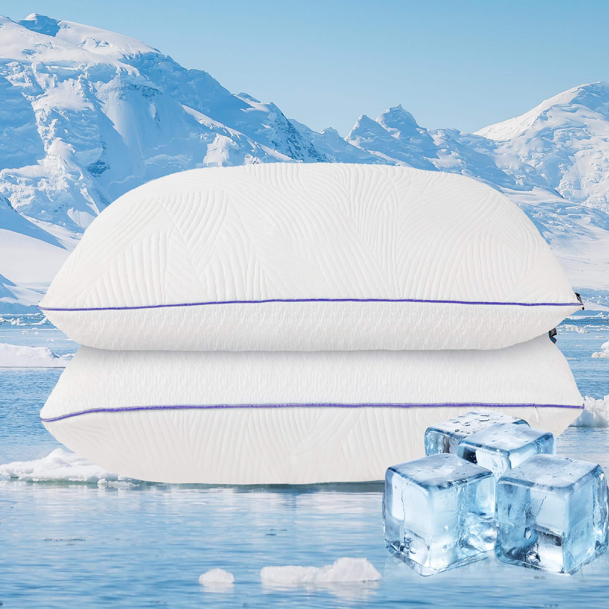 Almohadas de Espuma de Memoria Triturada LitTexPilo - Juego