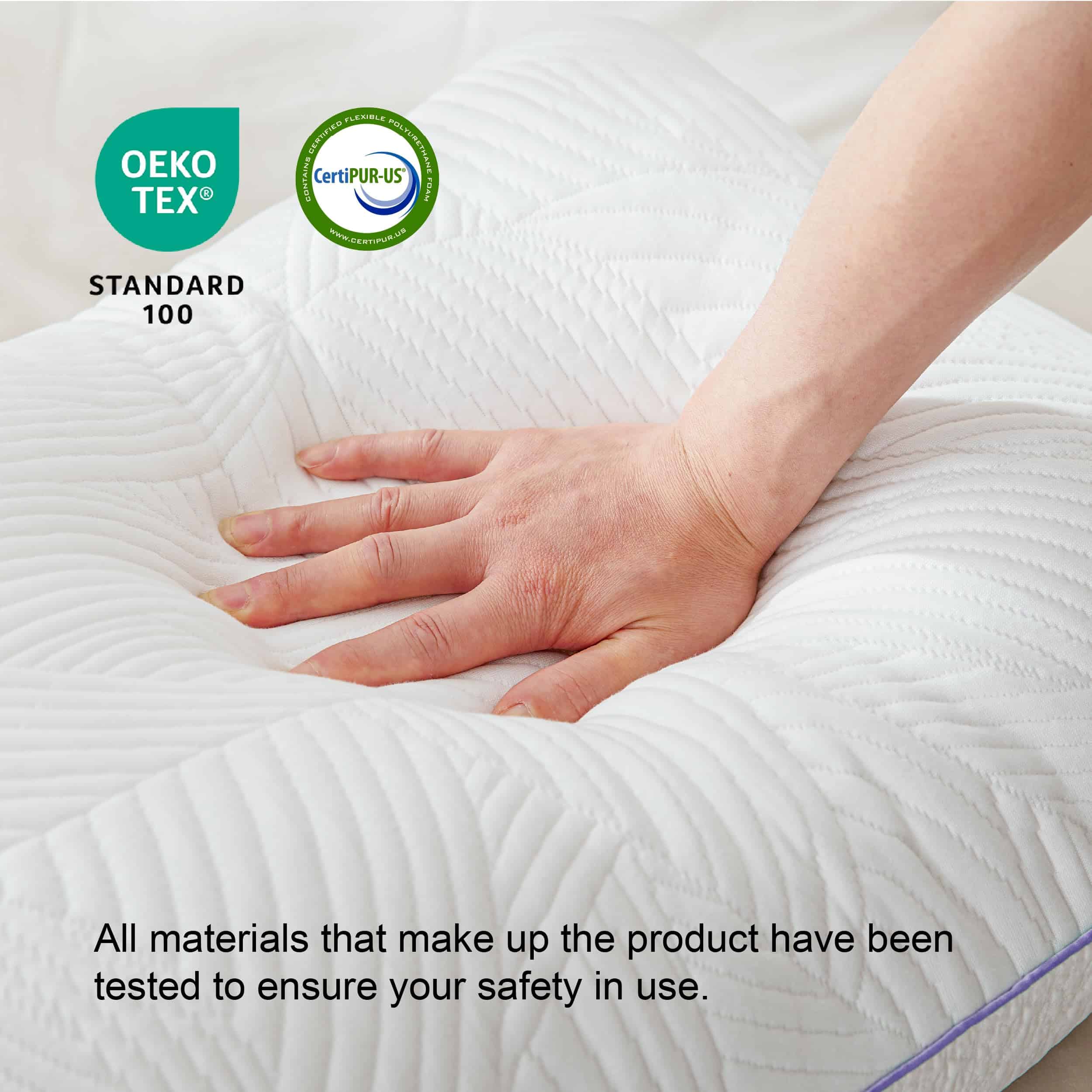 Almohadas de Espuma de Memoria Triturada LitTexPilo - Juego - Imagen 7