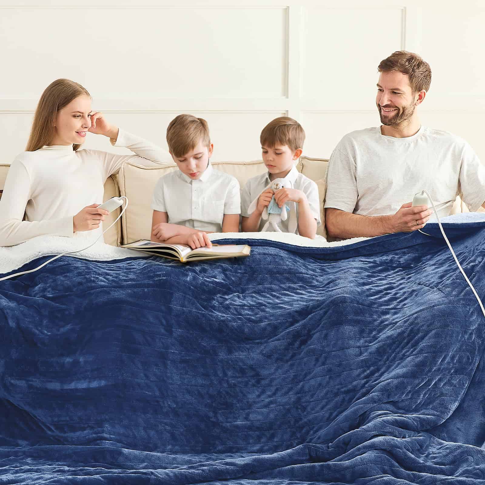 Manta Eléctrica Calentadora Tamaño Queen - 84" x 90" Manta - Imagen 6