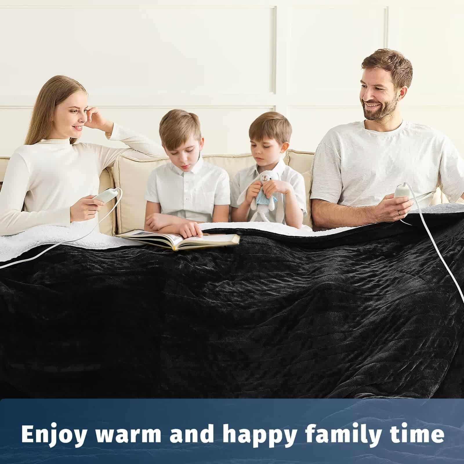 Manta Eléctrica Calentada Tamaño Queen - 84" x 90" Manta - Imagen 6