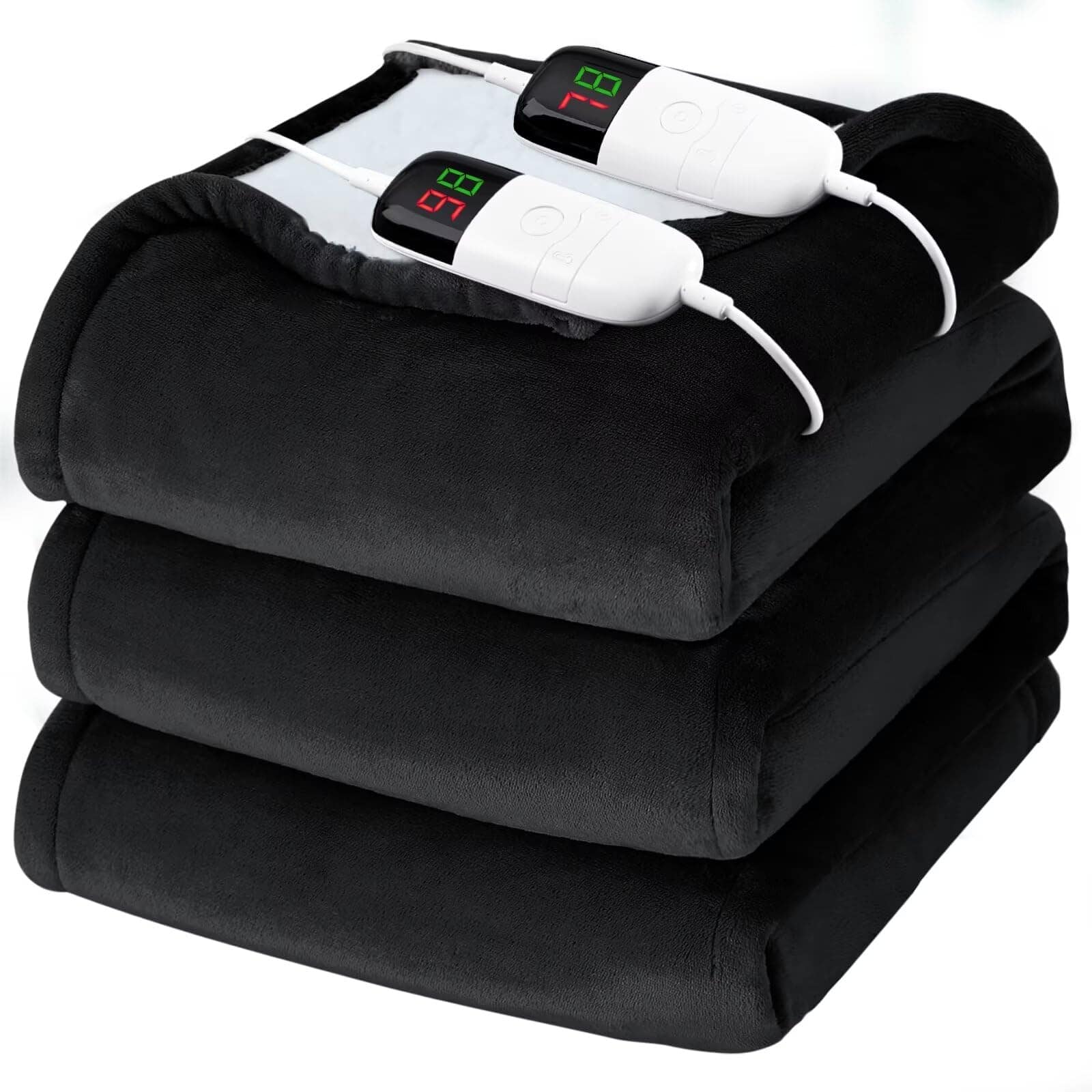 Manta Eléctrica Calentada Tamaño Queen - 84" x 90" Manta