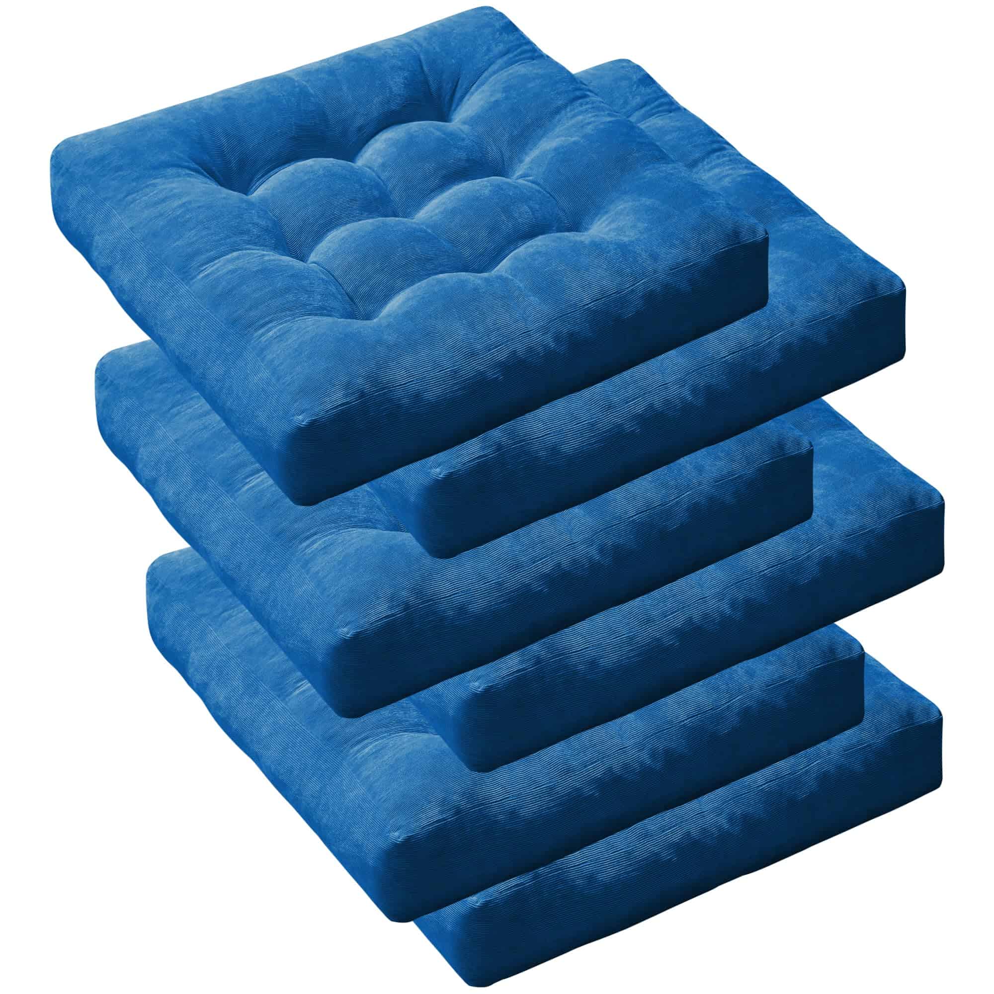 Set de 6 Cojines para Piso de Meditación, Cojines Grandes