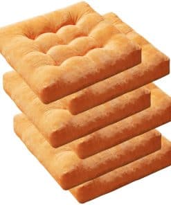 Cojín de piso de meditación juego de 6, cojines cuadrados