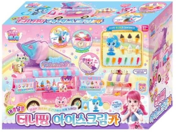 Set de juego de coche para helado Catch Teenieping con