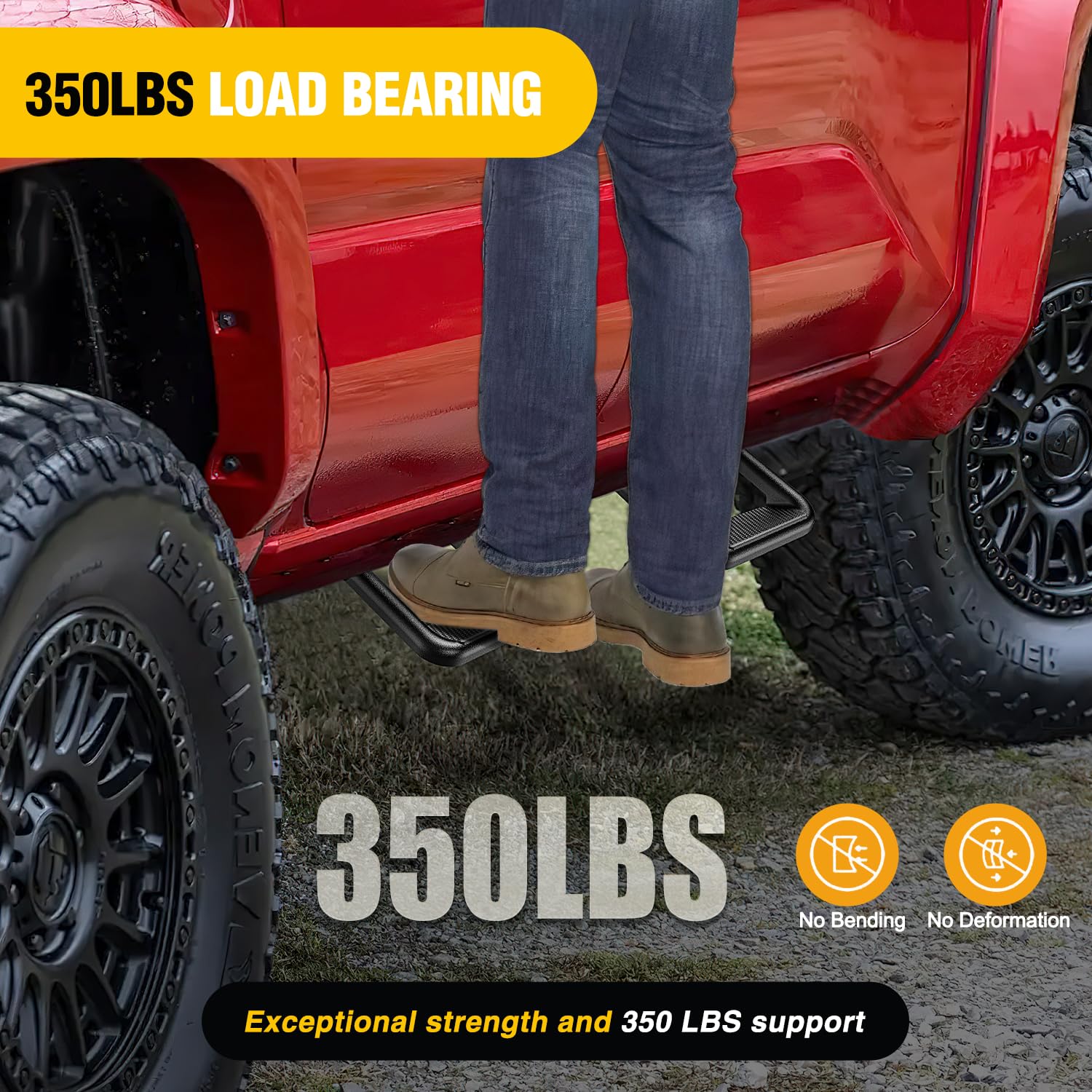 Estribos universales antideslizantes de aluminio Nilight - Imagen 8