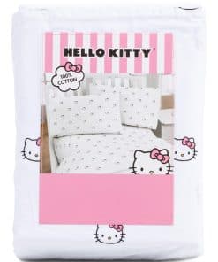 Juego de sábanas de algodón Jay Franco & -Rosa con lazos