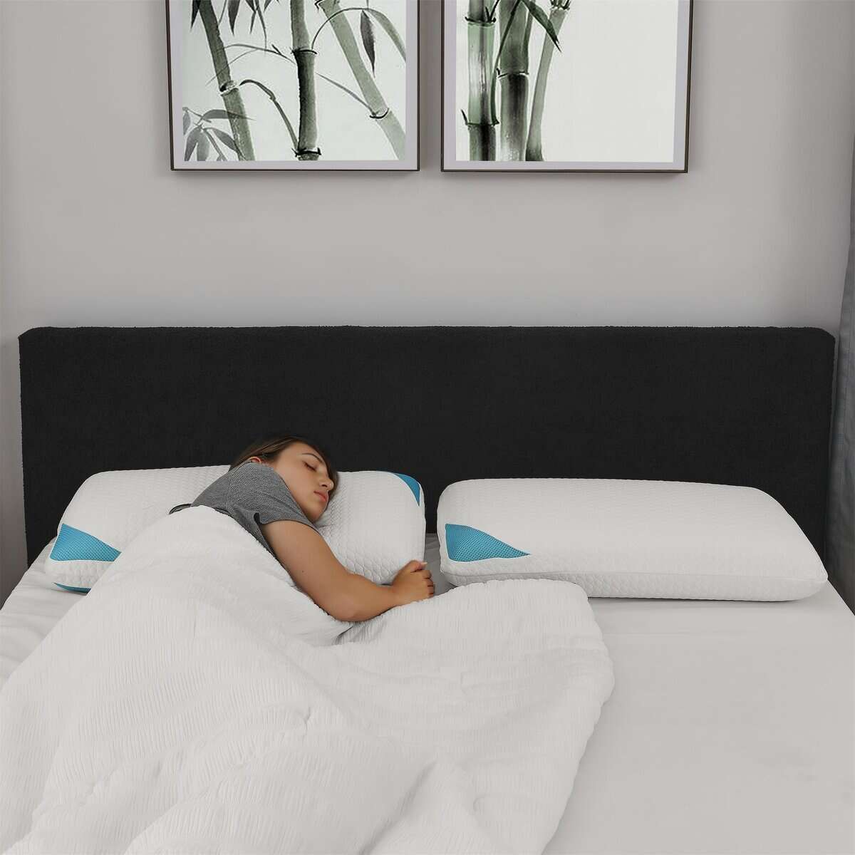 Almohadas de la Colección Jade de NAP&SLEEP: Reversibles y