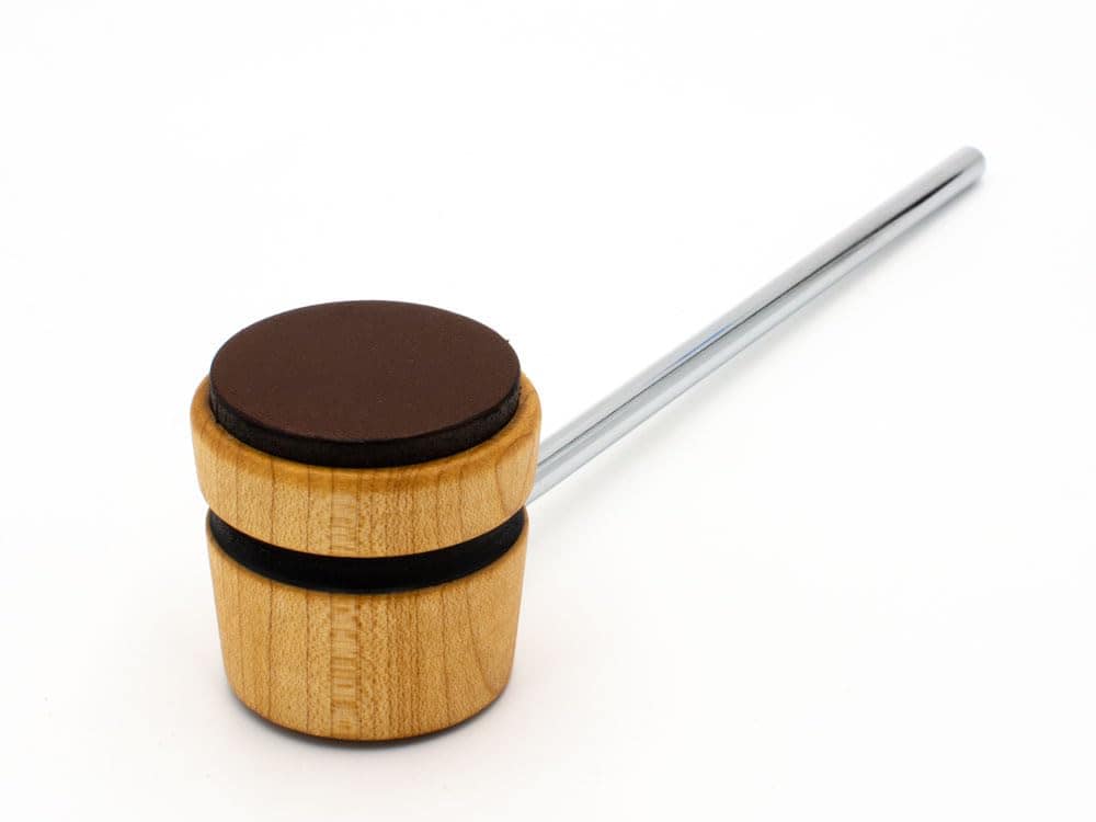 Baquetón de bombo de madera/cuero Low Boy - Baquetón ligero - Imagen 3