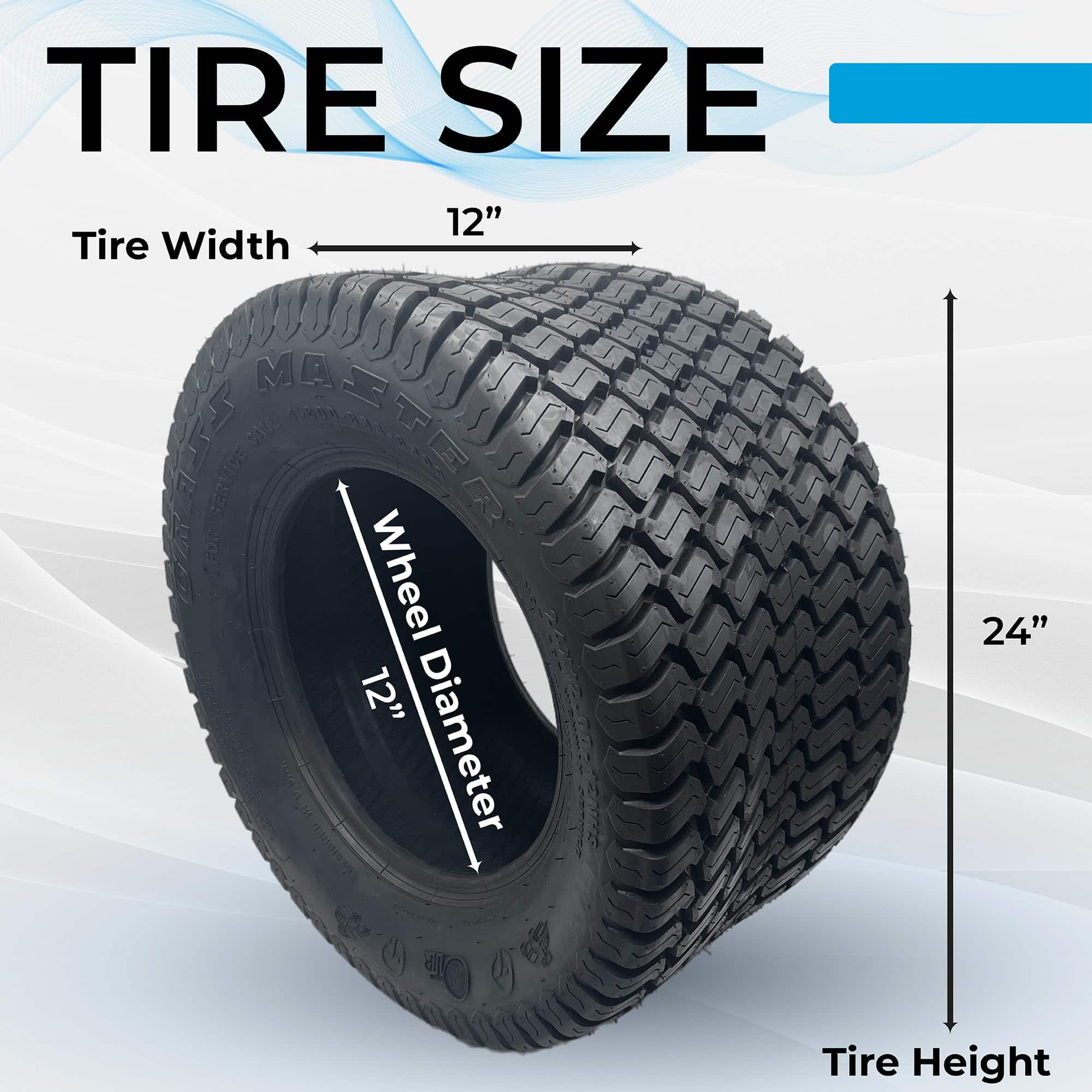 Llanta Turf Hornet (24x12.00-12) - Imagen 3