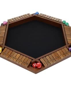 Juego de Tablero Shut The Box 6 Jugadores - Madera de