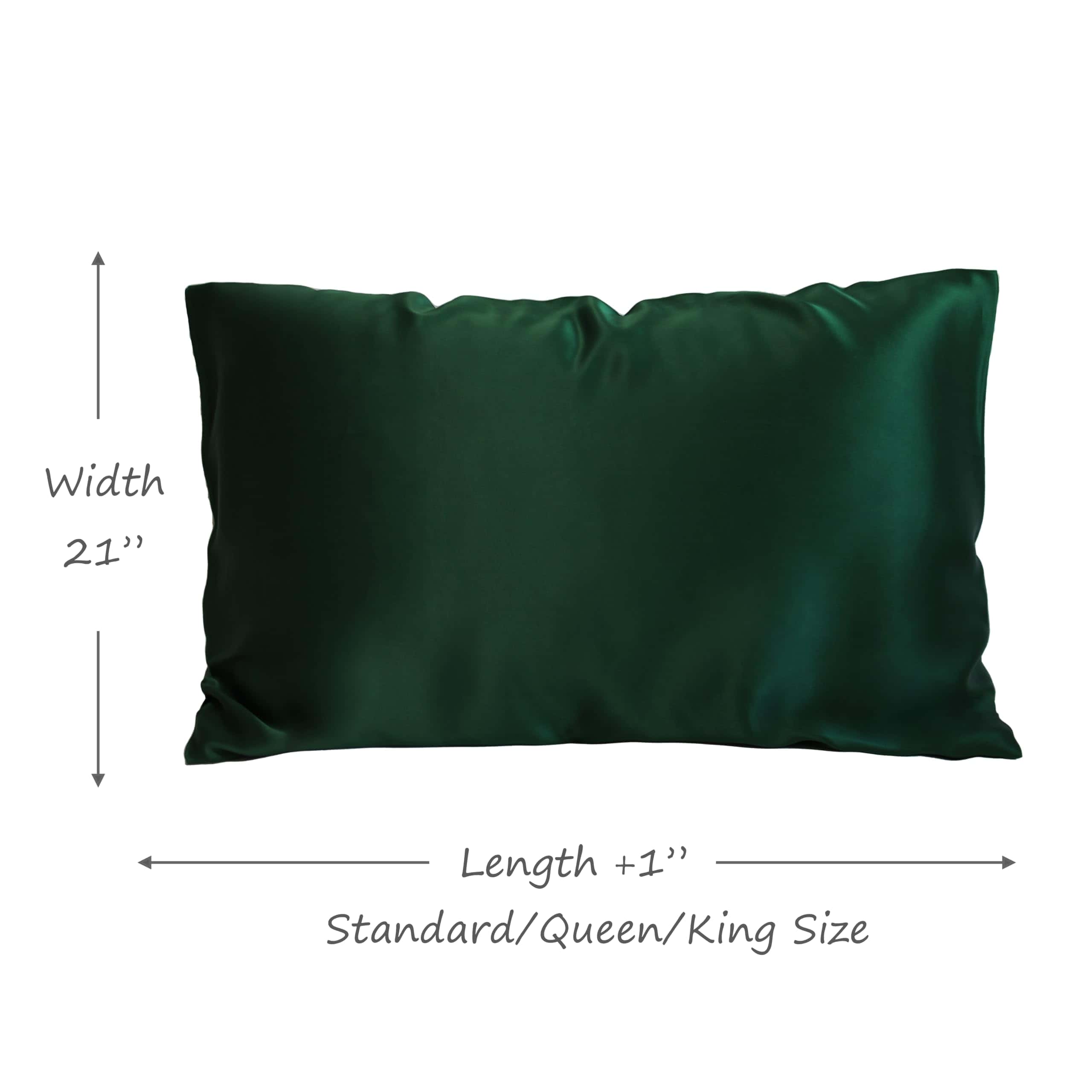 Funda de Almohada de Seda 100% Morera, Cierre de Sobre, - Imagen 3