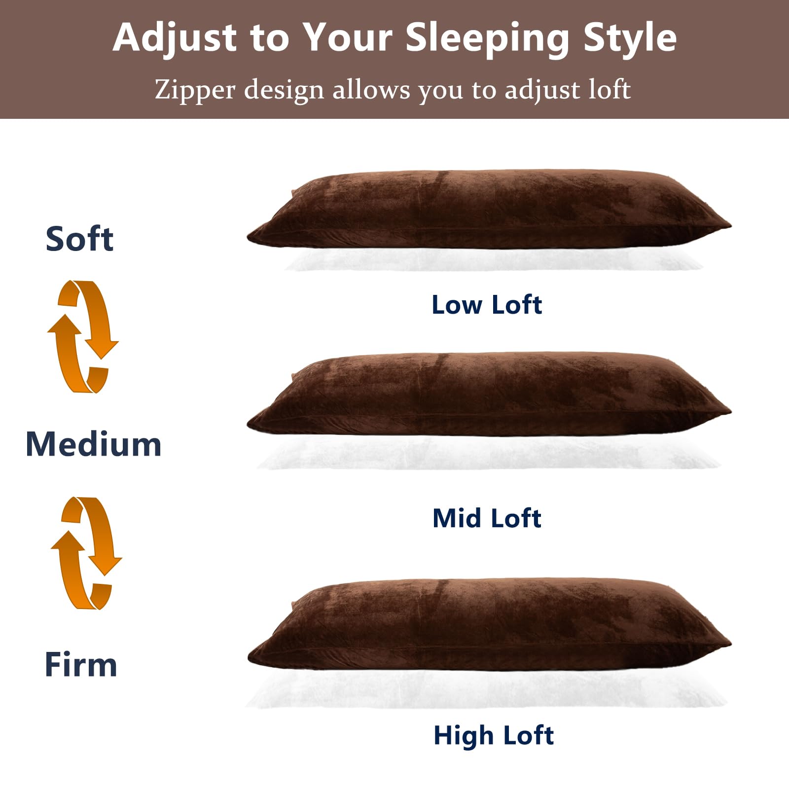 1 ALMOHADA PARA EL CUERPO MIDDLE ONE, Almohada de Espuma de - Imagen 6