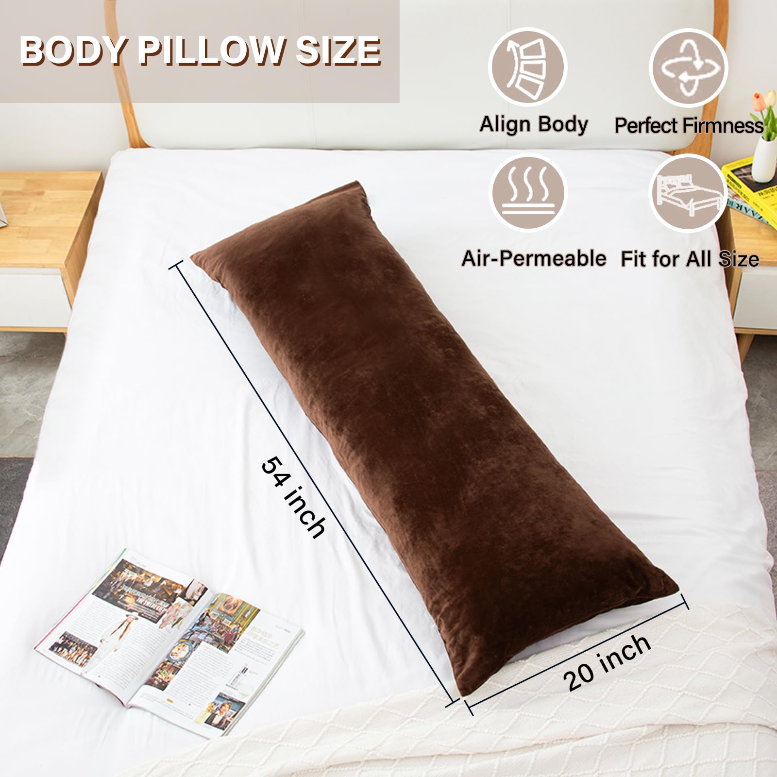 1 ALMOHADA PARA EL CUERPO MIDDLE ONE, Almohada de Espuma de - Imagen 4