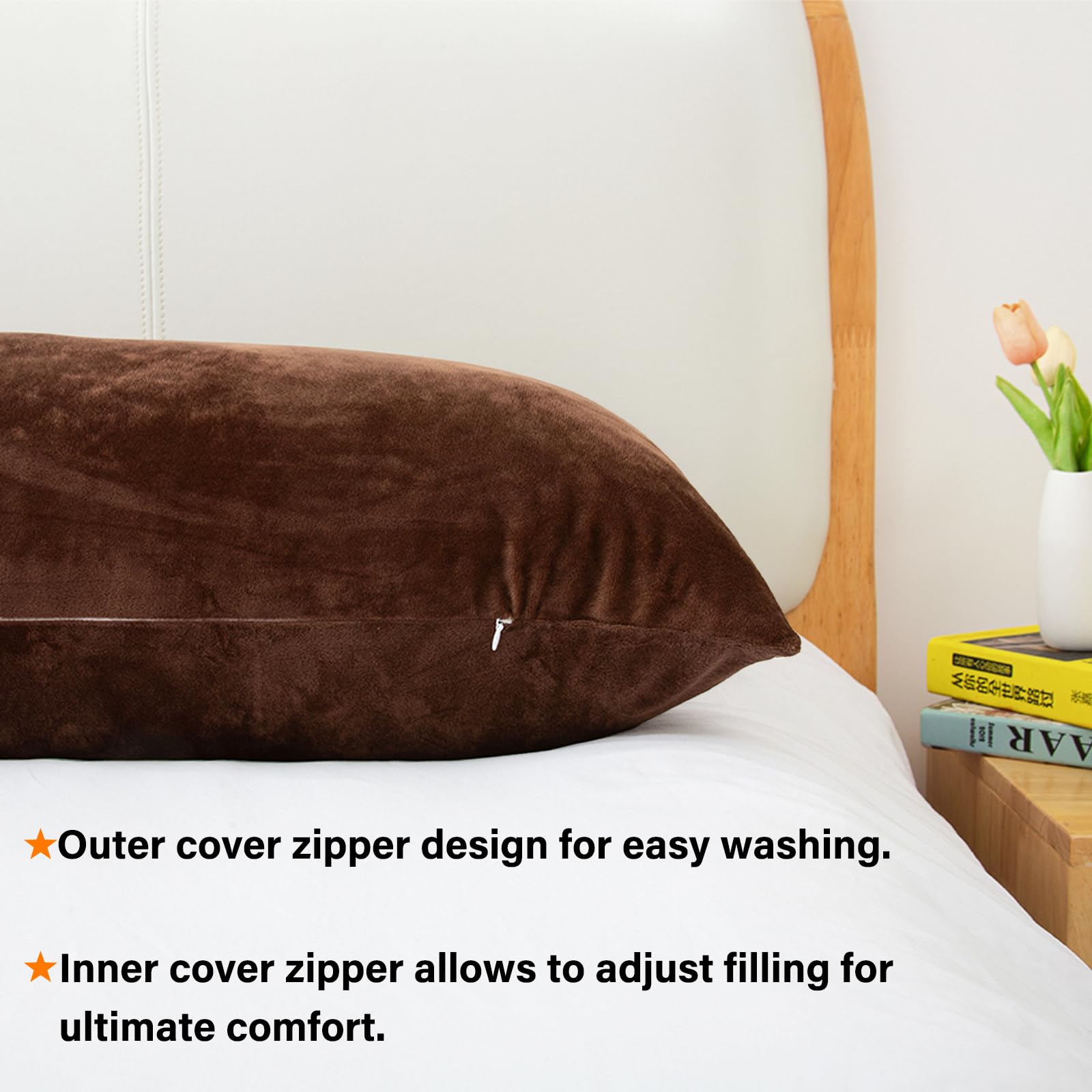 1 ALMOHADA PARA EL CUERPO MIDDLE ONE, Almohada de Espuma de - Imagen 5