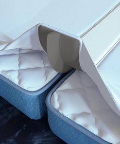 Conector de Cama 2 en 1 de Twin a King con Sábana Adjunta -