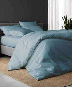Set de Funda Nórdica DOZ, 100% Viscosa -Azul Turquesa