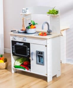 Cocinita de Juguete deli Kids, Set de Cocina de Madera para